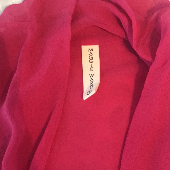 Maggie Ward 100% Silk Tank Blouse - Picture 3 of 4